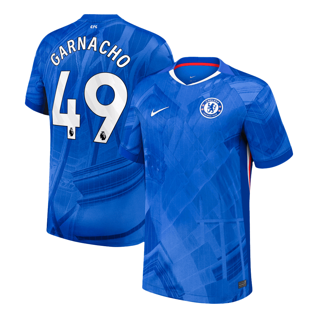 Chelsea Jersey Custom GARNACHO #49 Soccer Jersey Home 2025/26 - bestsoccerstore