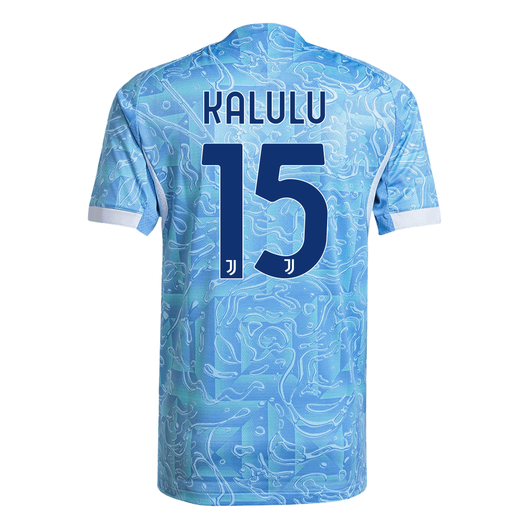 Juventus KALULU #15 Away Custom Player Version Soccer Jersey 2025/26 - bestsoccerstore