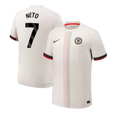 Chelsea NETO #7 Away Custom Player Version Soccer Jersey 2025/26 - bestsoccerstore