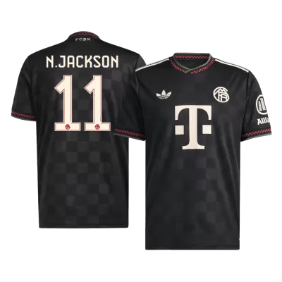 N.JACKSON #11 Bayern Munich Soccer Jersey Third Away Custom Shirt 2025/26 - bestsoccerstore