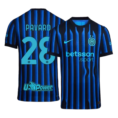 Inter Milan PAVARD #28 Home Custom Player Version Soccer Jersey 2025/26 - bestsoccerstore