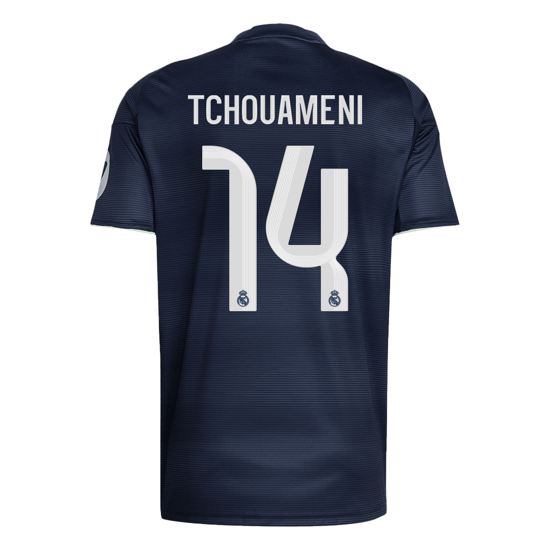 TCHOUAMENI #14 Real Madrid Soccer Jersey Away Custom Shirt 2025/26