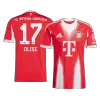 OLISE #17 Bayern Munich Soccer Jersey Home Custom Shirt 2025/26 - bestsoccerstore