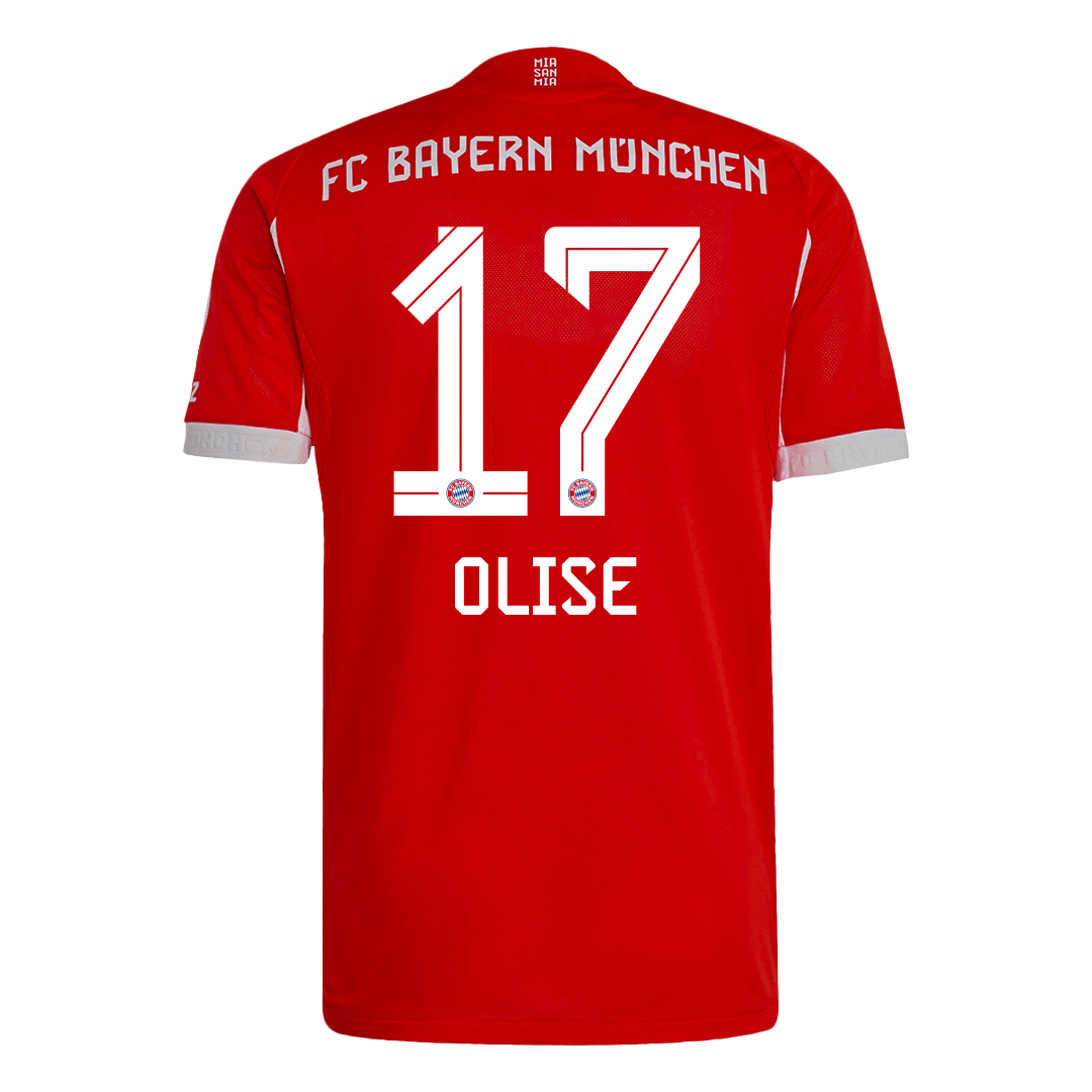 Bayern Munich OLISE #17 Custom Player Version Home Soccer Jersey 2025/26 - bestsoccerstore