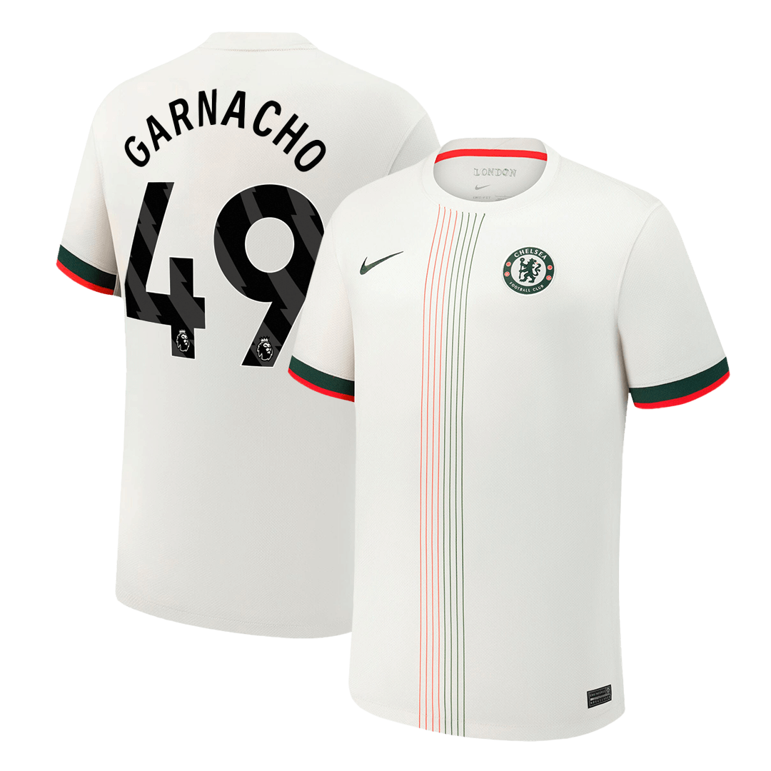 GARNACHO #49 Chelsea Soccer Jersey Away Custom Shirt 2025/26 ...