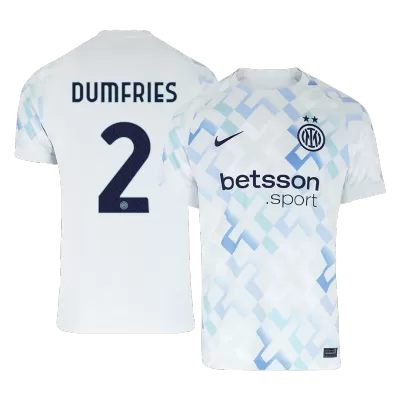 DUMFRIES #2 Inter Milan Soccer Jersey Away Custom Shirt 2025/26 - bestsoccerstore