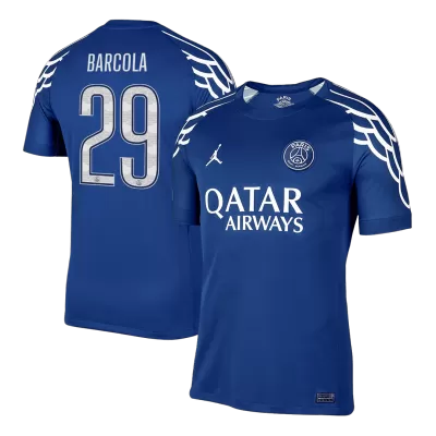 BARCOLA #29 PSG Soccer Jersey Fourth Away Custom Shirt 2024/25 - UCL - bestsoccerstore