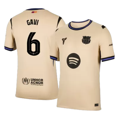 GAVI #6 Barcelona Soccer Jersey Away Custom Shirt 2025/26 - UCL - bestsoccerstore