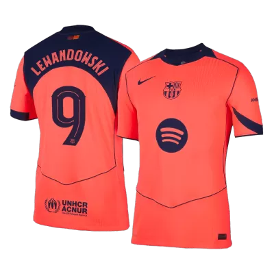 Barcelona LEWANDOWSKI #9 Third Away Custom Player Version Soccer Jersey 2025/26 - UCL - bestsoccerstore