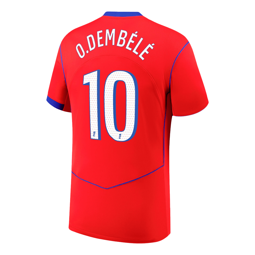 PSG O.DEMBÉLÉ #10 Soccer Jersey Third Away 2025/26 Custom Shirt