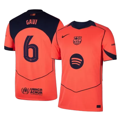 GAVI #6 Barcelona Soccer Jersey Third Away Custom Shirt 2025/26 - UCL - bestsoccerstore
