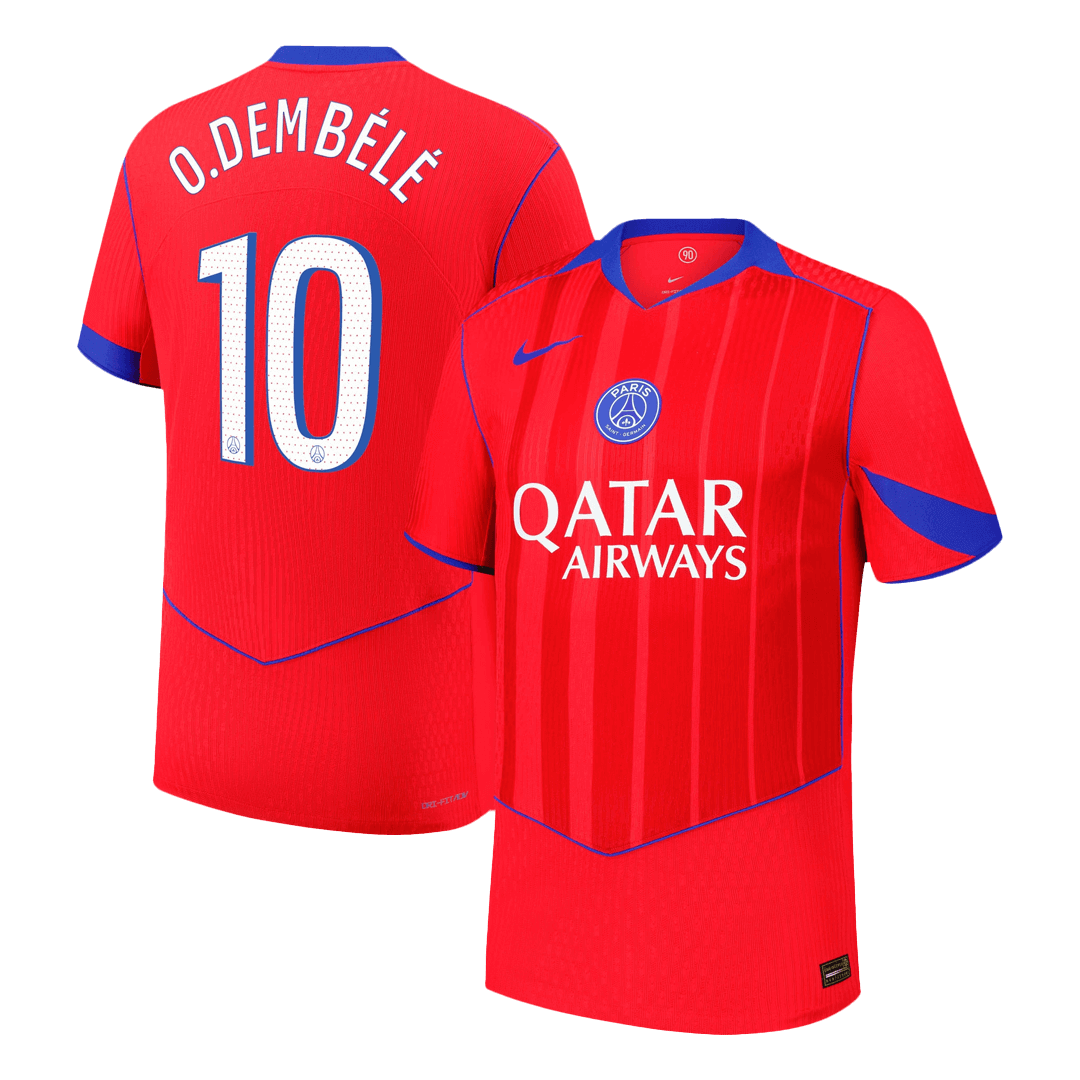 PSG O.DEMBÉLÉ #10 Custom Player Version Third Away Soccer Jersey 2025/26 - bestsoccerstore