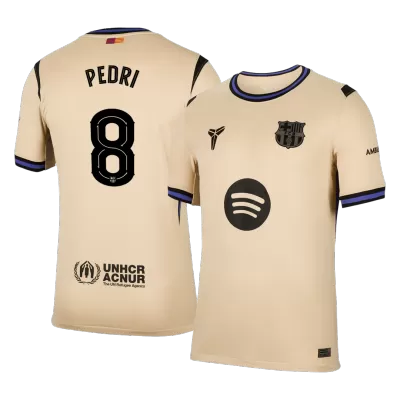 PEDRI #8 Barcelona Soccer Jersey Away Custom Shirt 2025/26 - UCL - bestsoccerstore