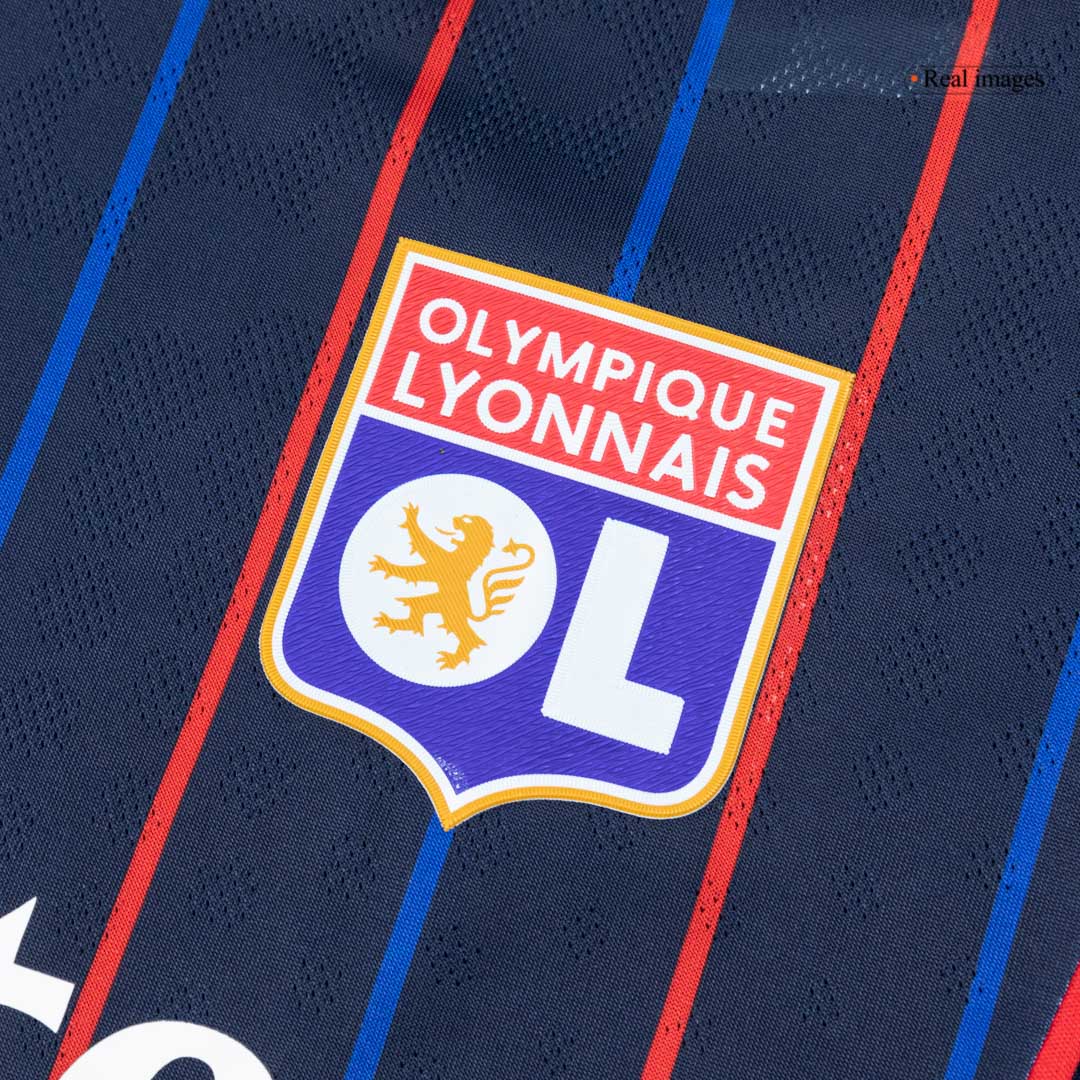 Olympique Lyonnais Away Custom Player Version Soccer Jersey 2025/26 - bestsoccerstore