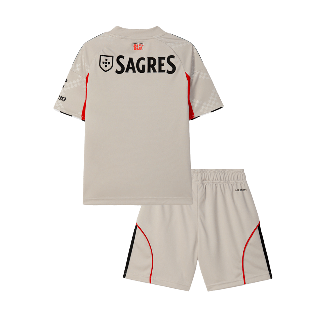 Kids Benfica Away Soccer Kits 2025/26 - bestsoccerstore
