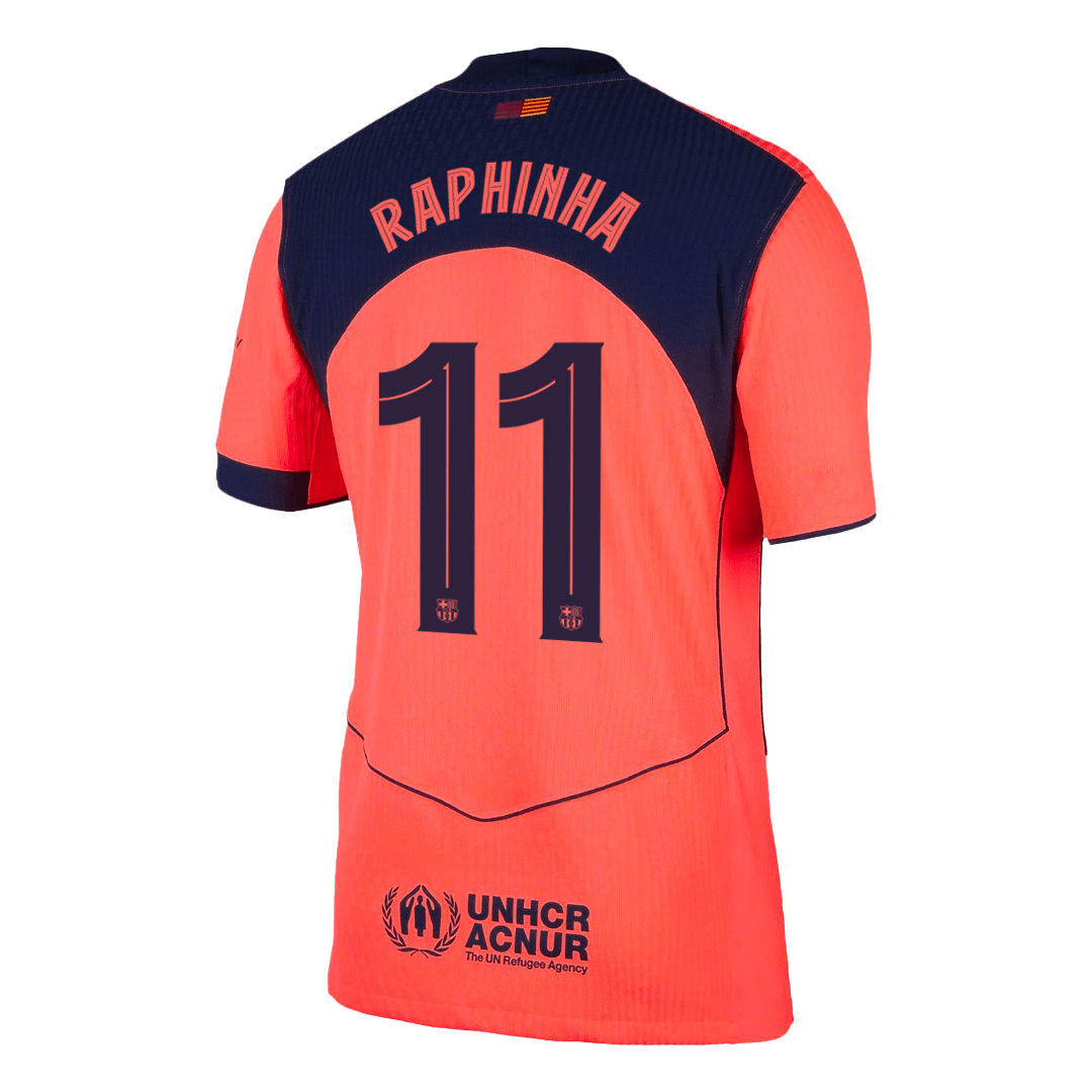 Barcelona RAPHINHA #11 Third Away Custom Player Version Soccer Jersey 2025/26 - UCL - bestsoccerstore