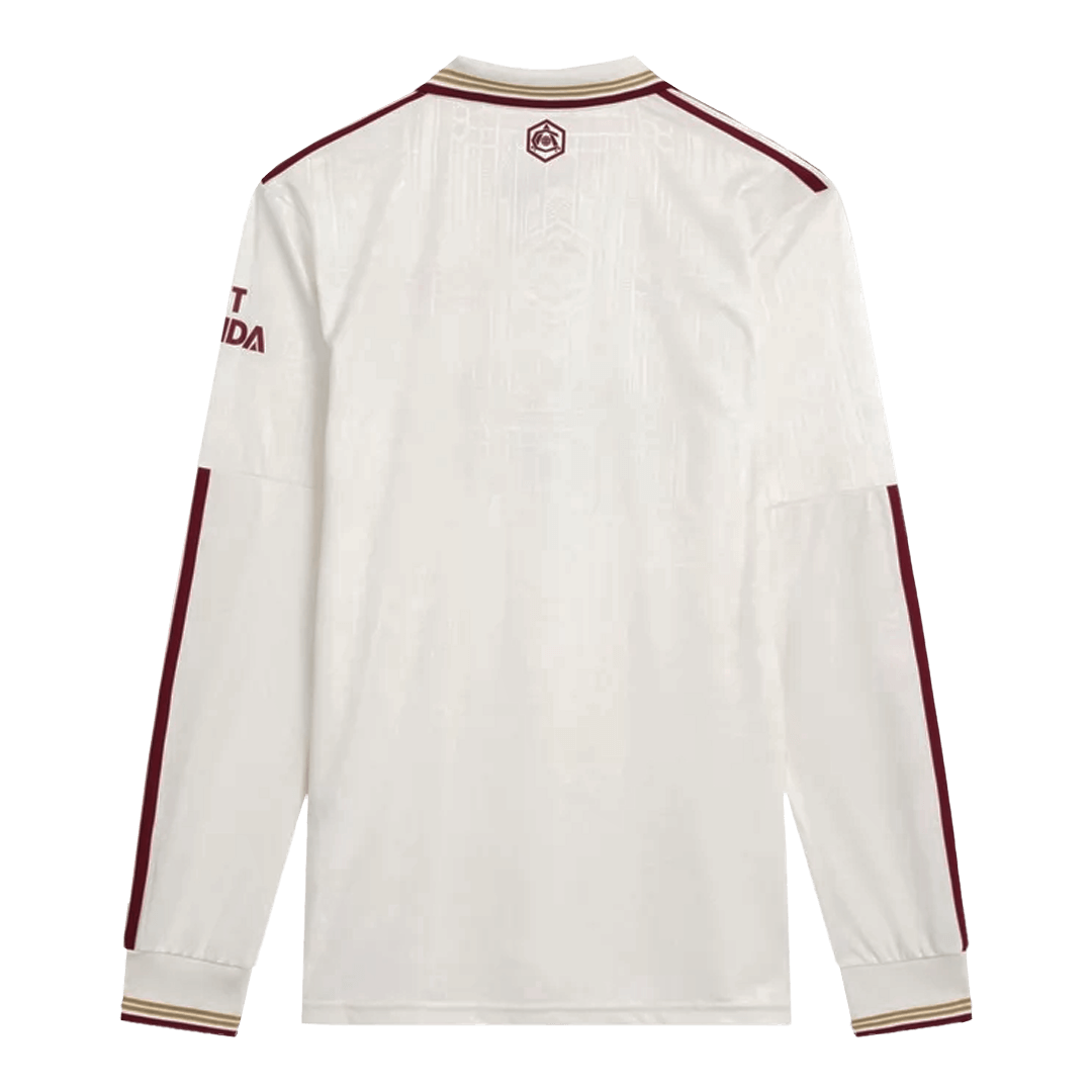 Arsenal Long Sleeve Jersey Third Away Football Shirt 2025/26