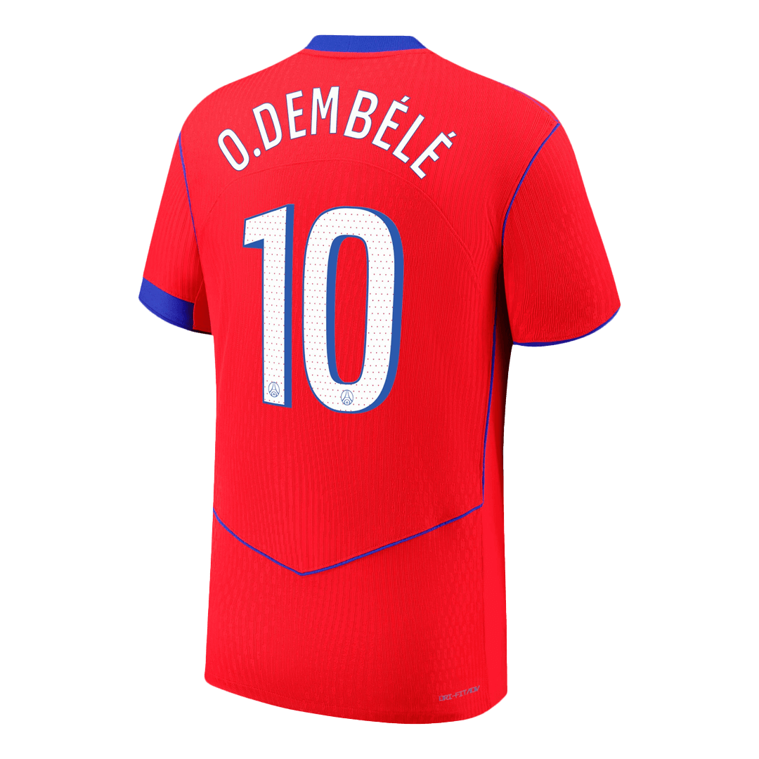 PSG O.DEMBÉLÉ #10 Custom Player Version Third Away Soccer Jersey 2025/26 - bestsoccerstore