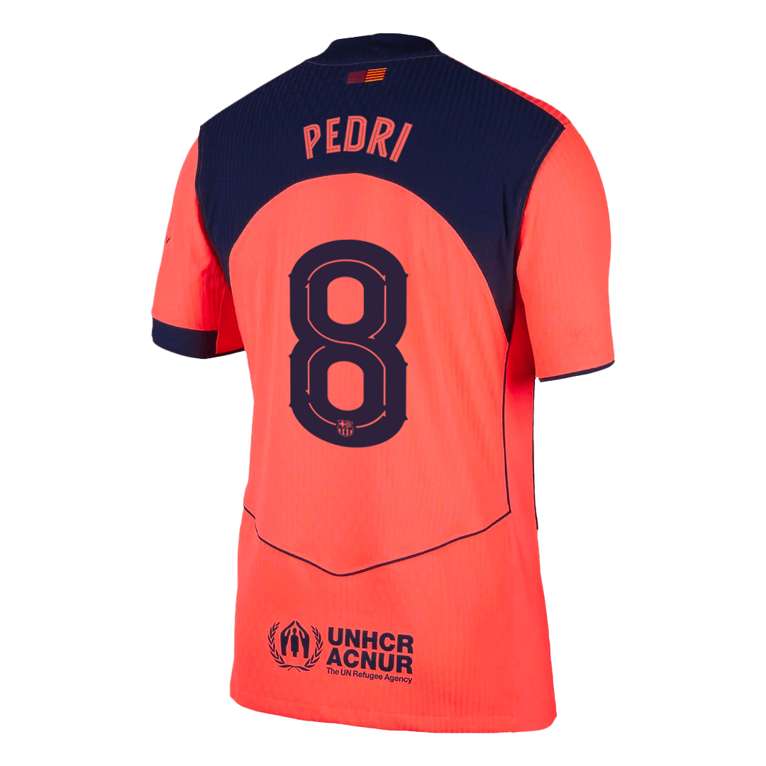 Barcelona PEDRI #8 Third Away Custom Player Version Soccer Jersey 2025/26 - UCL - bestsoccerstore