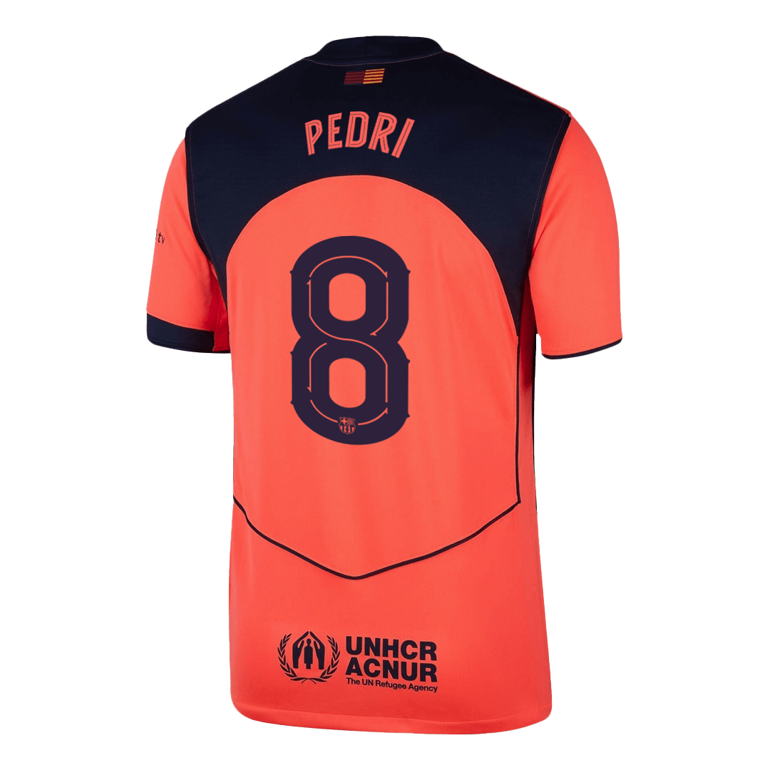 PEDRI #8 Barcelona Soccer Jersey Third Away Custom Shirt 2025/26 - UCL