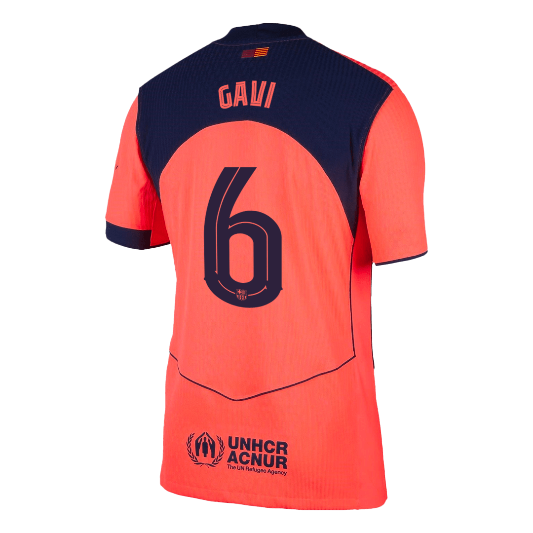 Barcelona GAVI #6 Third Away Custom Player Version Soccer Jersey 2025/26 - UCL - bestsoccerstore