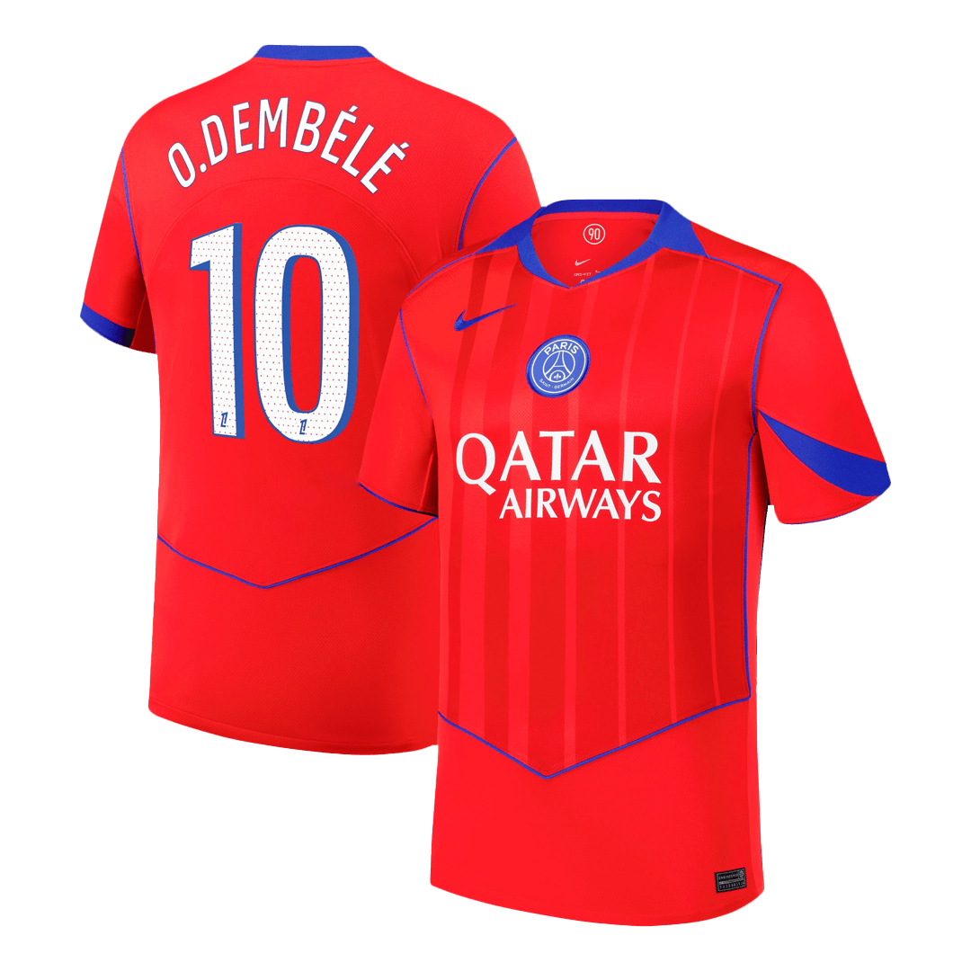 PSG O.DEMBÉLÉ #10 Soccer Jersey Third Away 2025/26 Custom Shirt - bestsoccerstore