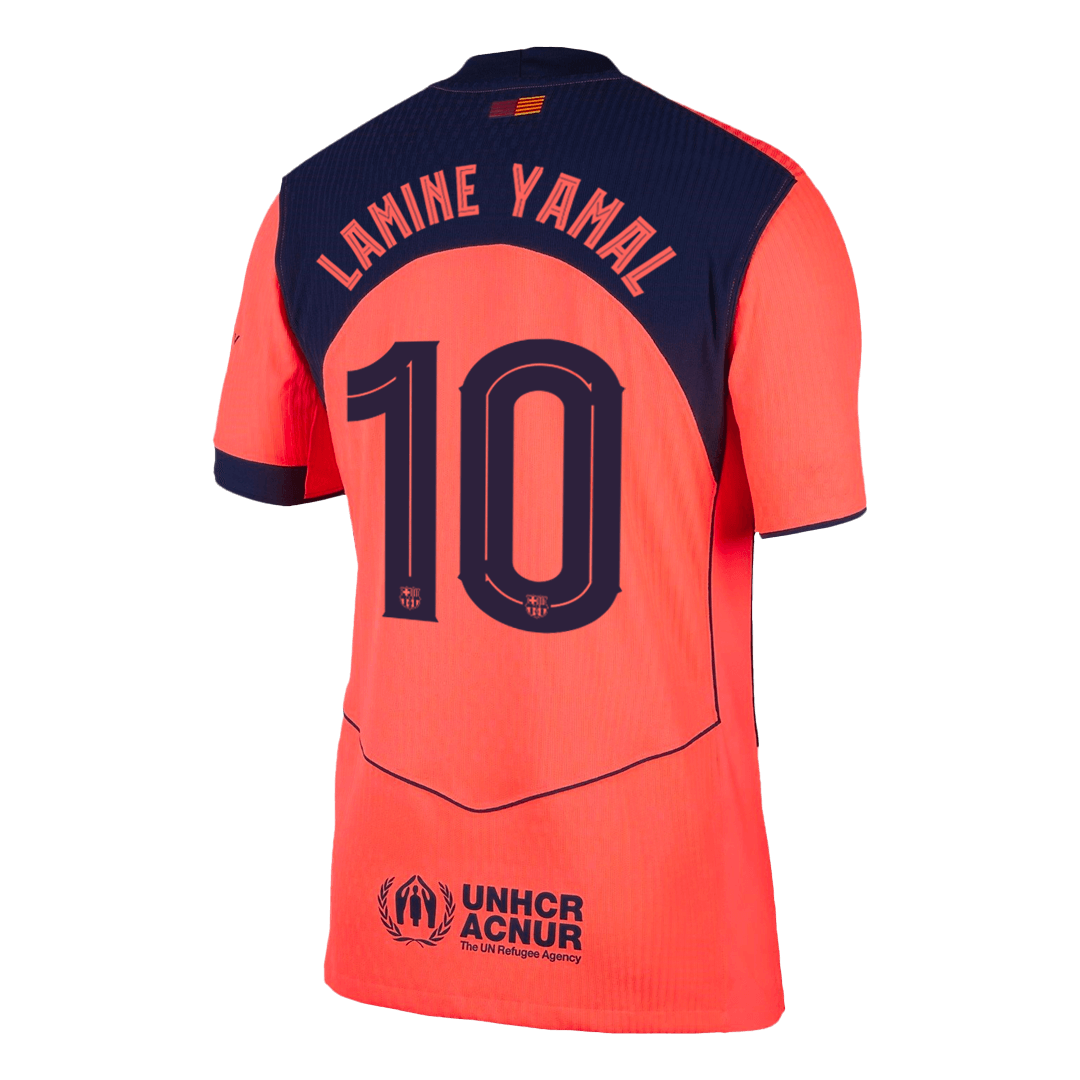 Barcelona LAMINE YAMAL #10 Third Away Custom Player Version Soccer Jersey 2025/26 - UCL