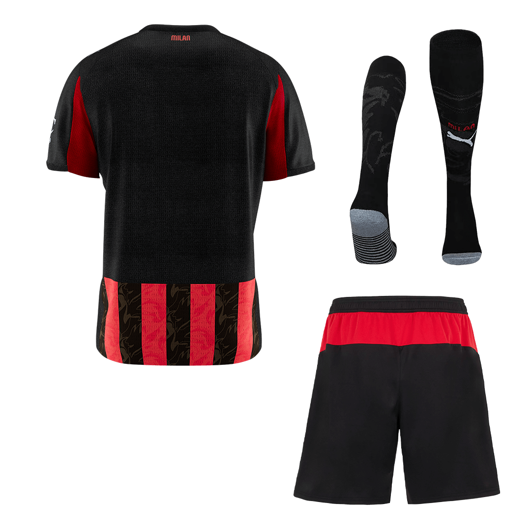 AC Milan Home Custom Full Soccer Kit 2025/26 - bestsoccerstore