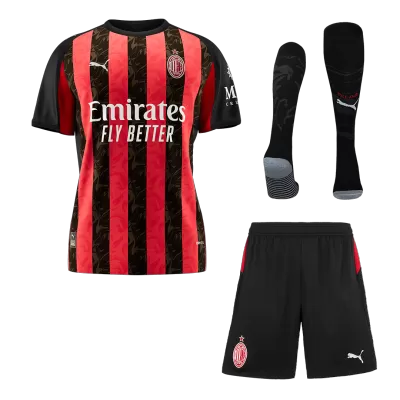 AC Milan Home Custom Full Soccer Kit 2025/26 - bestsoccerstore