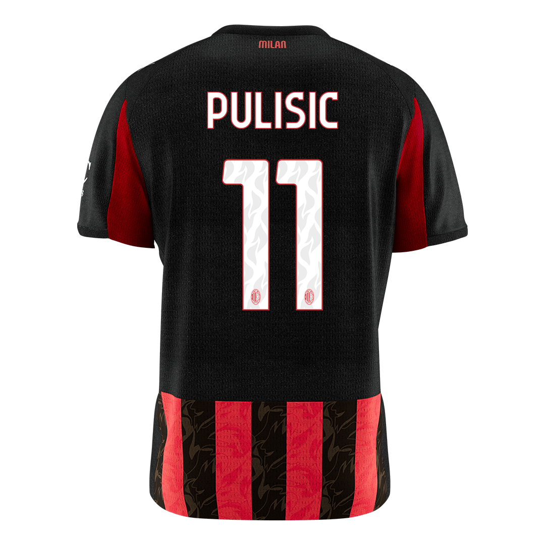 AC Milan Jersey Custom PULISIC #11 Soccer Jersey Home 2025/26 - bestsoccerstore