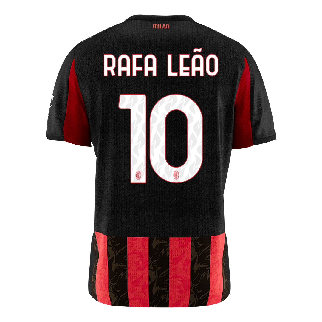 AC Milan Jersey Custom RAFA LEÃO #10 Soccer Jersey Home 2025/26 - bestsoccerstore