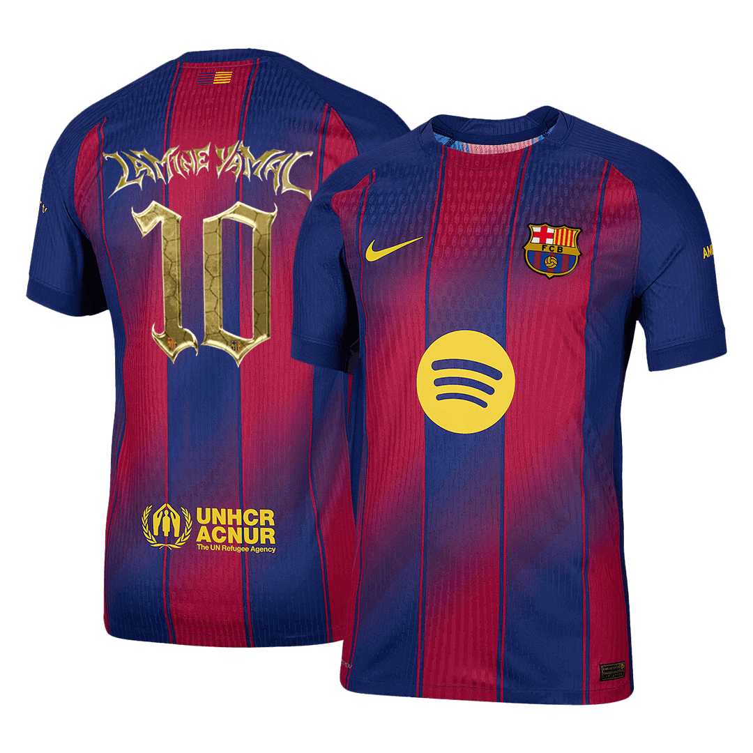 Barcelona LAMINE YAMAL #10 Kopa Trophy Edition Home Custom Player Version Soccer Jersey 2025/26 - bestsoccerstore