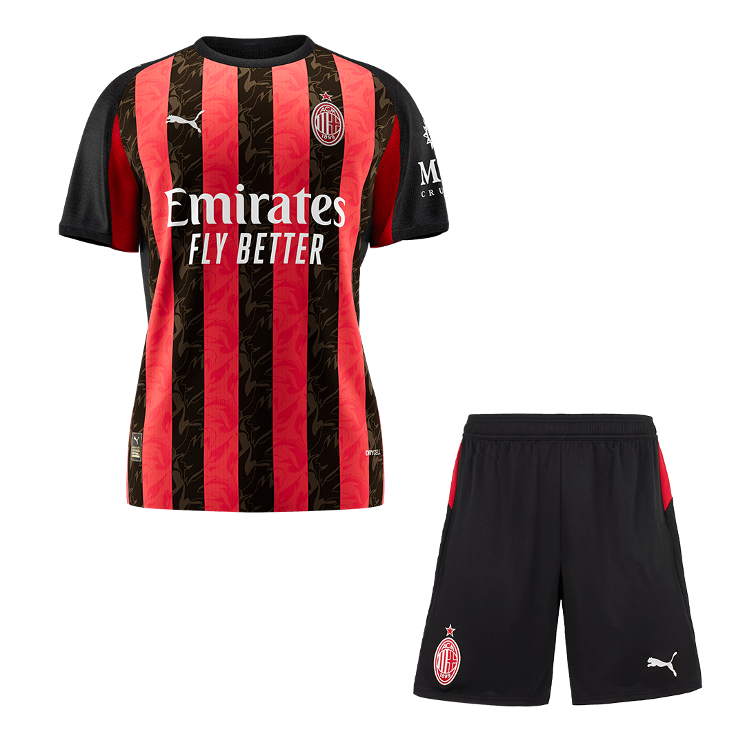 AC Milan Home Soccer Uniform Kits 2025/26 - bestsoccerstore