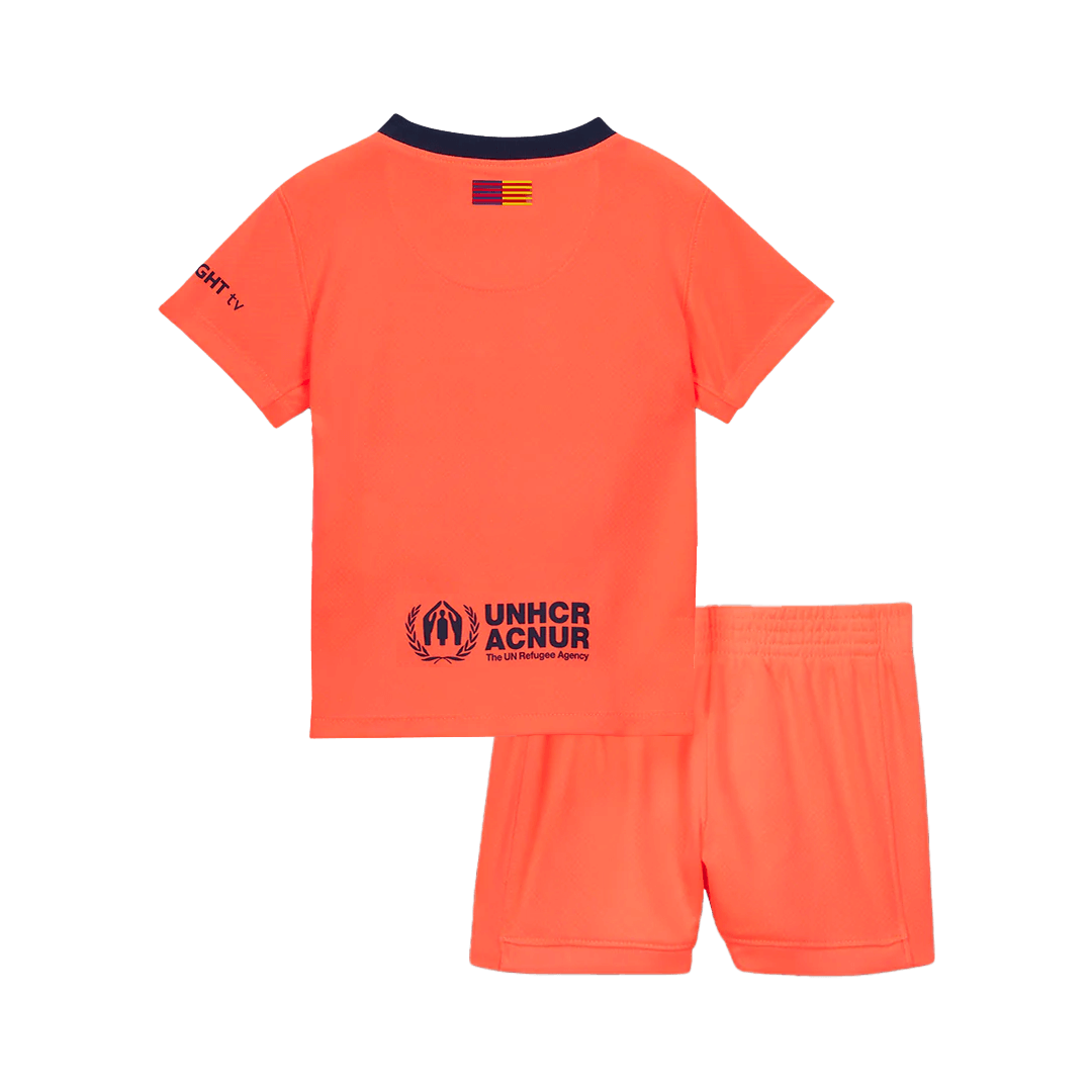 Kids Barcelona Third Away Soccer Kits 2025/26 - bestsoccerstore