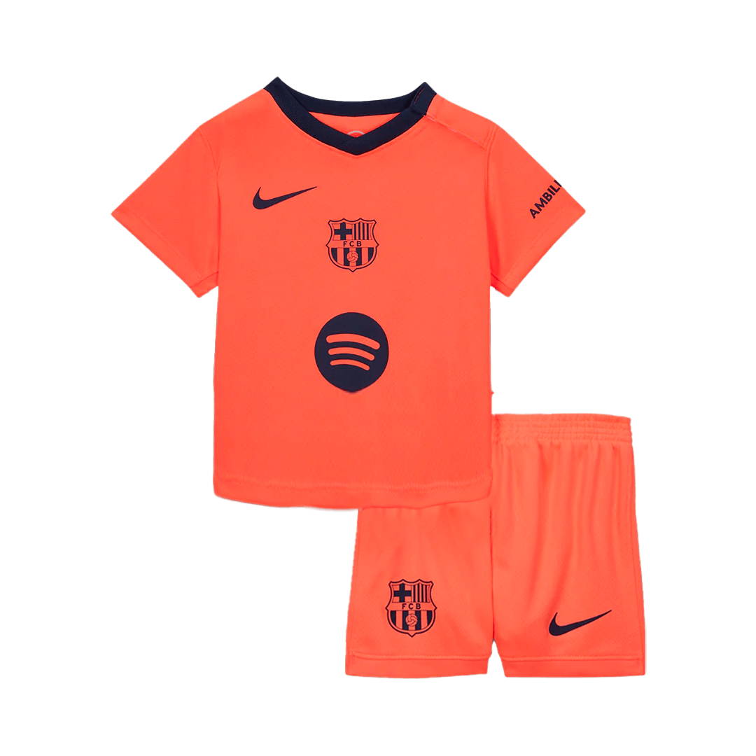 Kids Barcelona Third Away Soccer Kits 2025/26 - bestsoccerstore