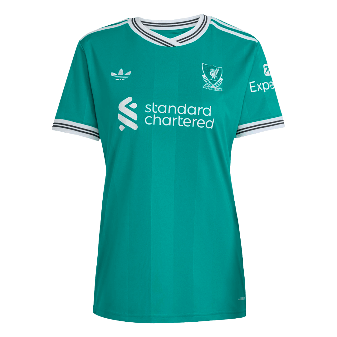 Liverpool Third Away Soccer Jersey Women's Custom Shirt 2025/26 - bestsoccerstore
