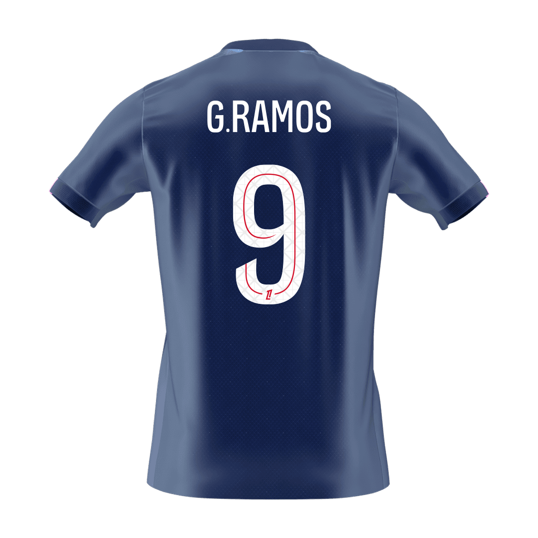 G.RAMOS #9 PSG Soccer Jersey Home 2025/26 Shirt - bestsoccerstore