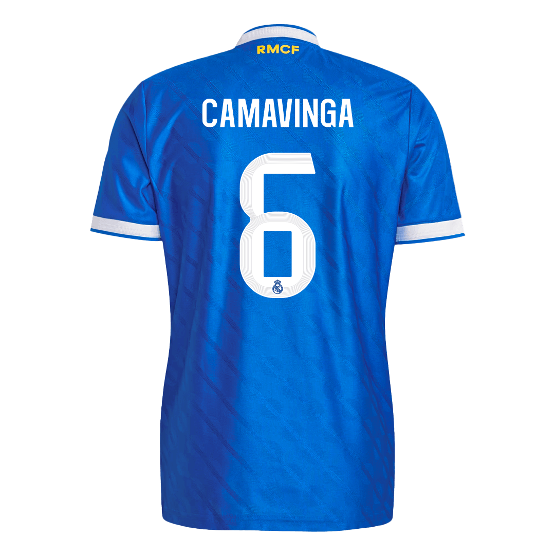 Real Madrid CAMAVINGA #6 Third Away Custom Player Version Soccer Jersey 2025/26 - bestsoccerstore