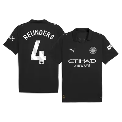 REIJNDERS #4 Manchester City Soccer Jersey Away Custom Shirt 2025/26 - bestsoccerstore