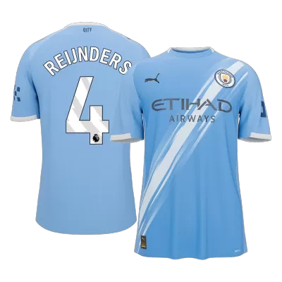 Manchester City Jersey Custom REIJNDERS #4 Soccer Jersey Home 2025/26 - bestsoccerstore