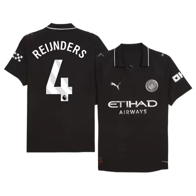 Manchester City REIJNDERS #4 Away Custom Player Version Soccer Jersey 2025/26 - bestsoccerstore