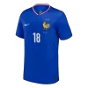 NKUNKU #18 France Soccer Jersey Home Custom Shirt 2024 - bestsoccerstore