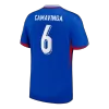 CAMAVINGA #6 France Soccer Jersey Home Custom Shirt 2024 - bestsoccerstore
