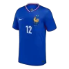 KOLO MUANI #12 France Soccer Jersey Home Custom Shirt 2024 - bestsoccerstore