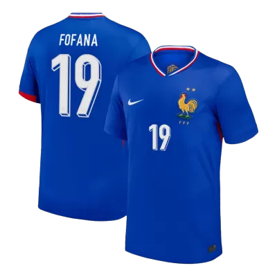 FOFANA #19 France Soccer Jersey Home Custom Shirt 2024 - bestsoccerstore