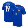 KALULU #19 France Soccer Jersey Home Custom Shirt 2024 - bestsoccerstore