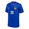 COMAN #20 France Soccer Jersey Home Custom Shirt 2024 - bestsoccerstore