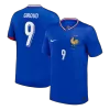 GIROUD #9 France Soccer Jersey Home Custom Shirt 2024 - bestsoccerstore