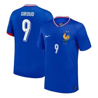 GIROUD #9 France Soccer Jersey Home Custom Shirt 2024 - bestsoccerstore