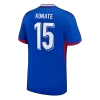KONATE #15 France Soccer Jersey Home Custom Shirt 2024 - bestsoccerstore